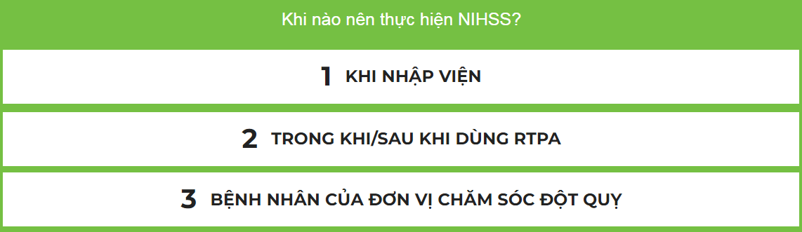 Thang điểm nihss: đánh giá đột quỵ của viện nghiên cứu sức khỏe quốc gia mỹ (national institutes of health stroke scale)